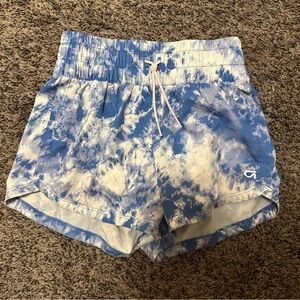GAP Little Girls Blue and White Athletic Shorts size M (7/8)